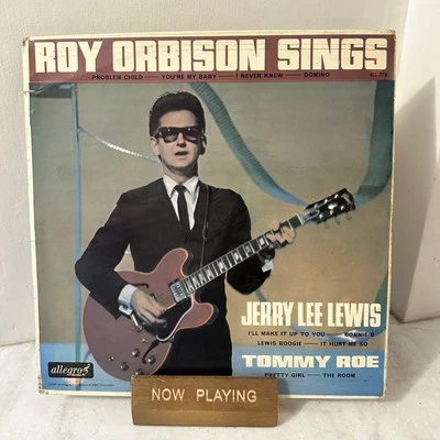 Roy Orbison, Jerry Lee Lewis – Roy Orbison Sings - Vinyl LP UK Import - VG/VG - Image 1 of 2