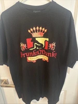 Мужская футболка с принтом Drunknmunky размер большой - Изображение 1 из 4