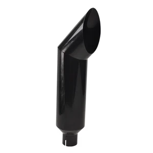 Auspuffdüse 4"-7" gebogen schwarz MT032010 - Bild 1 von 6