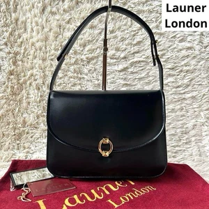 Bolso formal para mujer Launer London de cuero negro con un hombro - Imagen 1 de 18