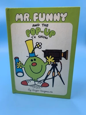 Mr. Funny & The Pop-up TV Show Kids Book By Roger Hargreaves - RARE - Image 1 of 4