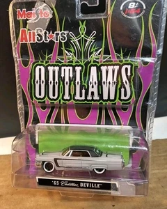 2007 MAISTO ALL STARS OUTLAWS 1965 Cadillac DeVille 1:64 Gray - Picture 1 of 3
