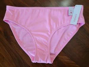 Women's Ribbed Hipster Bikini Bottom - Xhilaration™ - Pink - Size 16W/18W - Picture 1 of 2