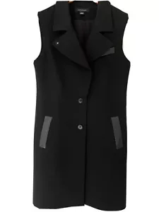 Black tailored vest Size XS - Picture 1 of 5