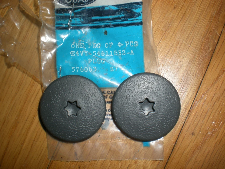 NOS 1984 - 1989 Lincoln Continental Seat Belt Retractor Plugs E4VY-54611B32-A - Image 1 of 1