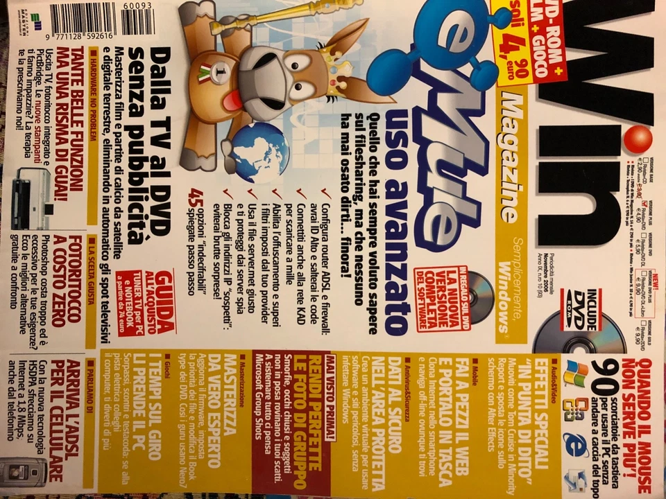 RIVISTA WIN MAGAZINE N.10 Novembre 2006 Mensile di informatica pc - Immagine 1 di 1