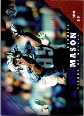2005 Upper Deck Derrick Mason Baltimore Ravens #18 - Image 1 of 2