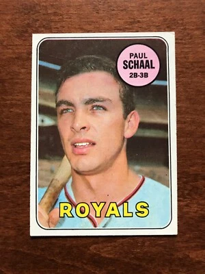 1969 Topps, #352 Paul Schaal, en muy buen estado-muy buen estado Foto 1 de 2