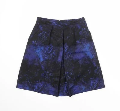 Coast Womens Black Polyester Blend A-Line Skirt Size 6 - Image 1 of 4