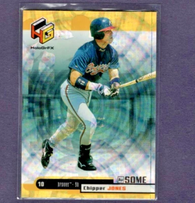 1999 UD HOLOGRFX AUSOME GHOST PRINT ERROR #5/6 CHIPPER JONES/TRAVIS LEE RARO - Imagem 1 de 2