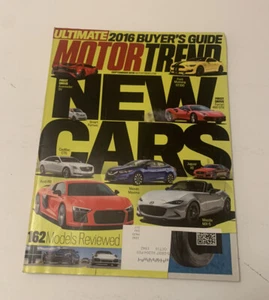 MotorTrend September 2015 Magazine 118 Pages Ripped Cover Ford Cadillac Audi - Imagen 1 de 6