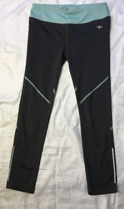 Athletic Works Girls Size 6 Light Blue Gray Leggings Pants - Picture 1 of 12