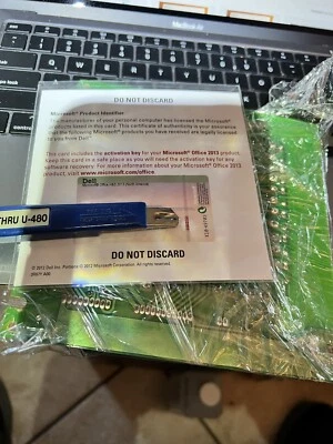 New Sealed Microsoft Office Home and Student 2013 Product Key Software Recovery  - Image 1 of 3