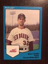 1989 Procards #715 - Wally Ritchie - Scranton/Wilkes-Barre Red Barons