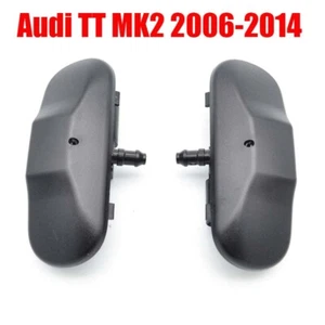Boquilla pulverizadora de chorro para capó limpiaparabrisas delantero 2 piezas para Audi TT MK2 06-14 - Imagen 1 de 9