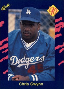 1990 Classic Blue Baseball Card #111 Chris Gwynn /200000