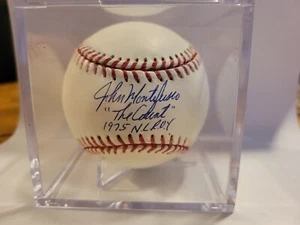 JOHN "the count" MONTEFUSCO SIGNED AUTOGRAPHED BASEBALL! With certificate. - Picture 1 of 3