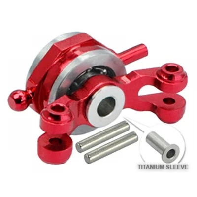 Microheli Double Bearing Titanium Tail Pitch Slider (RED) - BLADE 130X - Image 1 of 3
