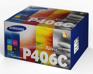 Original Samsung CLT-P406C/ELS SU375A Schwarz Cyan Gelb Tonerkartuschen - Bild 1 von 3