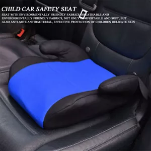 Car Booster Seat Safety Sturdy Chair Cushion Pad For Toddler Children Child Kids - Picture 1 of 11