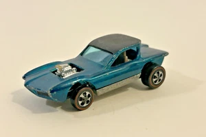 Vintage 1967 Hot Wheels Redline PYTHON Teal- Hong Kong - Picture 1 of 17