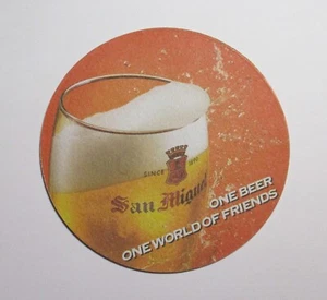 Alfombra de cerveza HONG KONG SAN MIGUEL PILSNER One Beer One World 2012 Asia nueva - Imagen 1 de 10