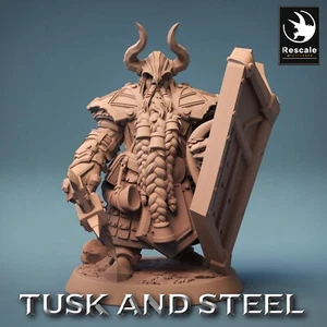 Nain Guerrier F11 - Tusk And Steel - Lord Of The Print - Figurine Tabletop 28mm - Bild 1 von 4