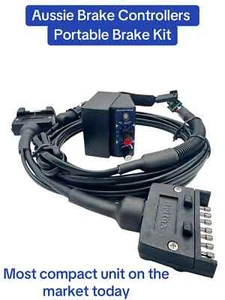 Portable Electric Brake Controller Premium Kit Compact Unit - Picture 1 of 9