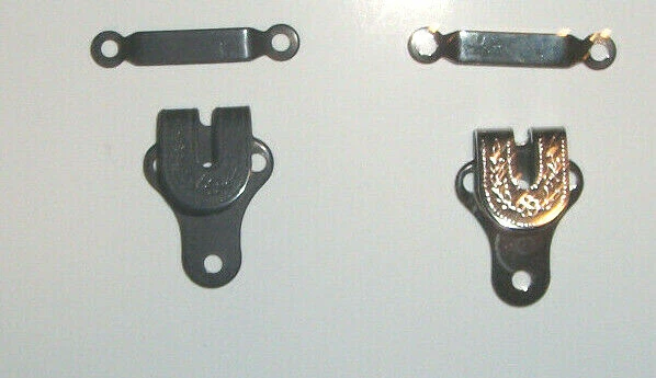 MARKENLOS Hosenhaken mit Steg 24 mm Verschlussklammer Hosenknopf Rockhaken