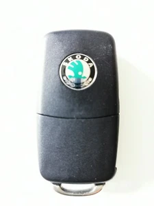 Original-Zubehör-Hersteller Skoda Fernbedienung Flip-Anhänger, Hella HLO1K0959753G, getestet - Bild 1 von 4