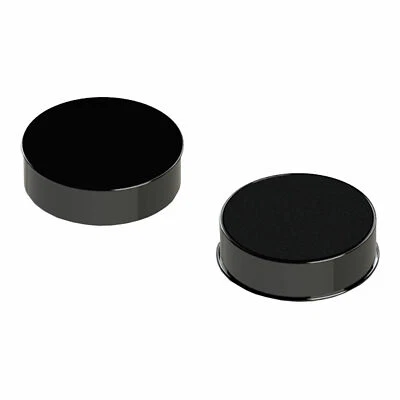 MAQNA 25 x Magnetpin für die Pinnwand 30x7mm-Schwarz