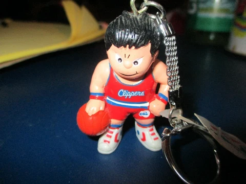 New W/Tag Deadstock LOS ANGELES CLIPPERS Red Jersey L'il Brat 2" Tall Keychain Cover