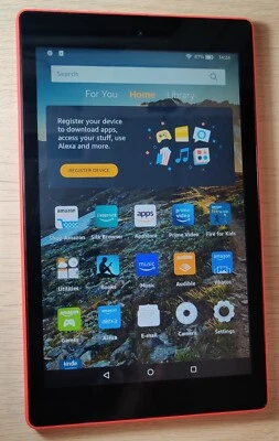 Amazon Fire HD 8 Tablet (7th Gen) 16GB | WI-FI Red #765A - Image 1 of 4
