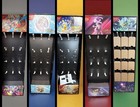 Pokemon SLEEVED BOOSTER Display with stand/hangers. (Empty/ NO BOOSTER PACK).