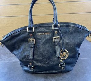 Michael Kors Bedford Umhängetasche Schultertasche Damen schwarz weiches Leder - Bild 1 von 23
