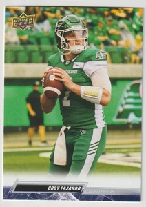 2023 UD CFL Cody Fajardo Card #24 Montreal Alouettes Nevada - Picture 1 of 2