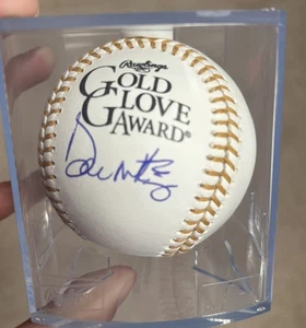DON MATTINGLY signed Gold Glove Major League Baseball (NEW YORK YANKEES) Autogra - Picture 1 of 2
