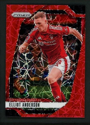 2024-25 Elliot Anderson 19/49 Panini Prizm Premier League Red Velocity - Image 1 of 2