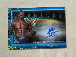 2025 Topps Midnight UFC Horizon Signatures Moonrise Joaquin Buckley Auto /25 - Picture 1 of 2