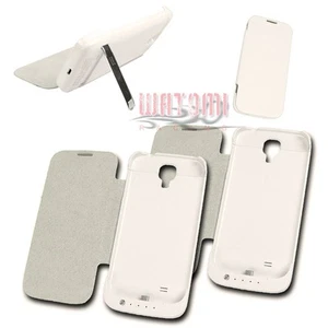 2X 3500MAH EXTERNAL BACKUP BATTERY POWER BANK CASE COVER WHITE FOR GALAXY S4 - Photo 1 sur 1