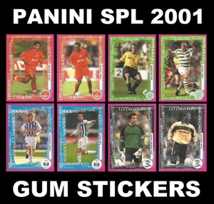 Adesivo Calciatori Panini 2001 SPL Scottish Gum - Seleziona il tuo sticker - Foto 1 di 36