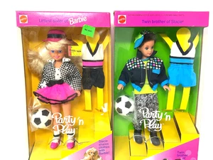 1992 Barbie's Little Sister Party 'n Play Stacie #5411 & Brother Todd #7903 Neu - Bild 1 von 7