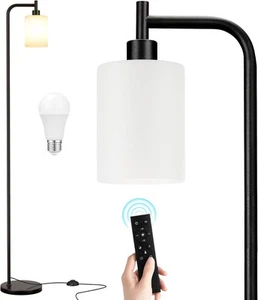 Floor Lamps for Living Room - Standing Lamp with Remote Black - - Picture 1 of 7