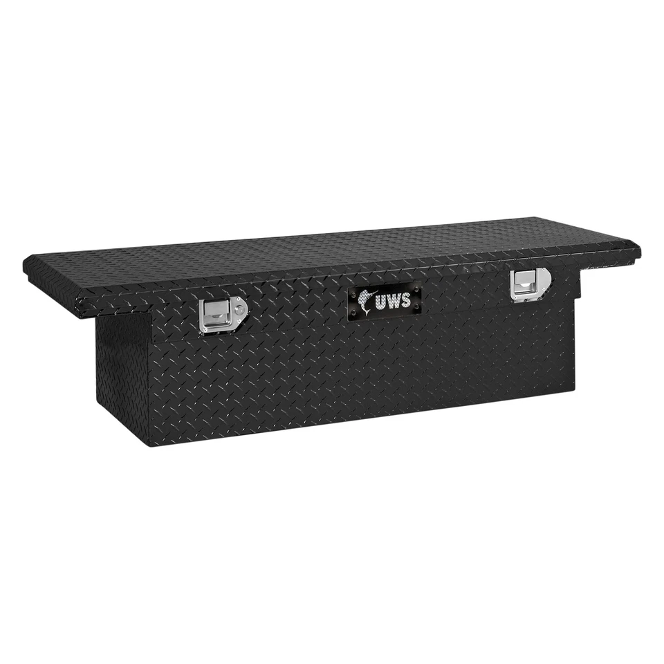 For Chevy Silverado 1500 99-05 UWS Low Profile Single Lid Crossover Tool Box - Image 1 of 4