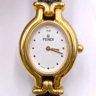 FENDI 640L Chameleon wristwatch 2set black gold white japan - image 1 of 4