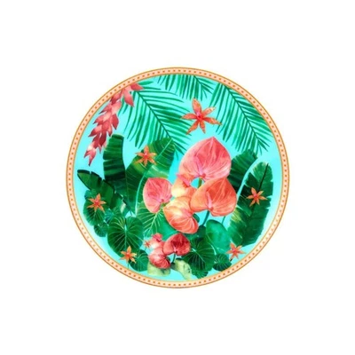 Plat Tropicana 19.5 CM Bleu Maxwell & Williams - Photo 1/2