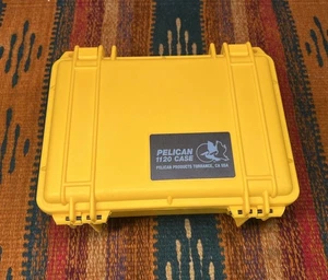 Pelican 1120 Case With Foam Yellow USA Free Shipping - Picture 1 of 10