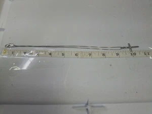 Collar pequeño con colgante de cruz liso y simple de 18" en plata de ley 925 sólida - Imagen 1 de 3