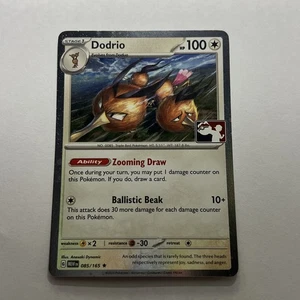 Pokémon TCG - Dodrio 085/165 Play Stamped Prize Pack Series 5 Holo - Pokemon 151 - Bild 1 von 3