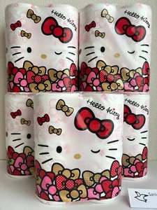 Hello Kitty Toilet paper 2-ply x 4 rolls 5 sets For children Very soft FromJapan - Picture 1 of 4